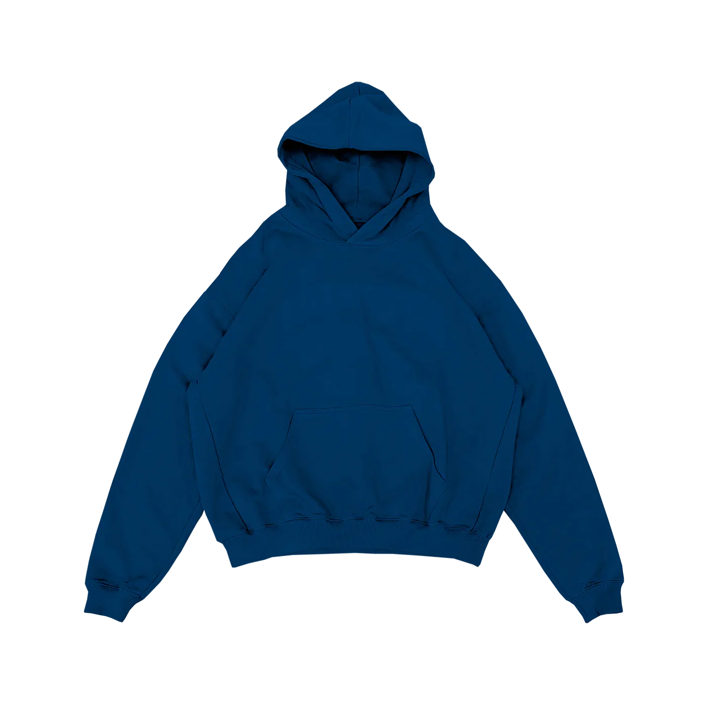 Heavy Weight Hoodie Luxury - Navy Blue Front