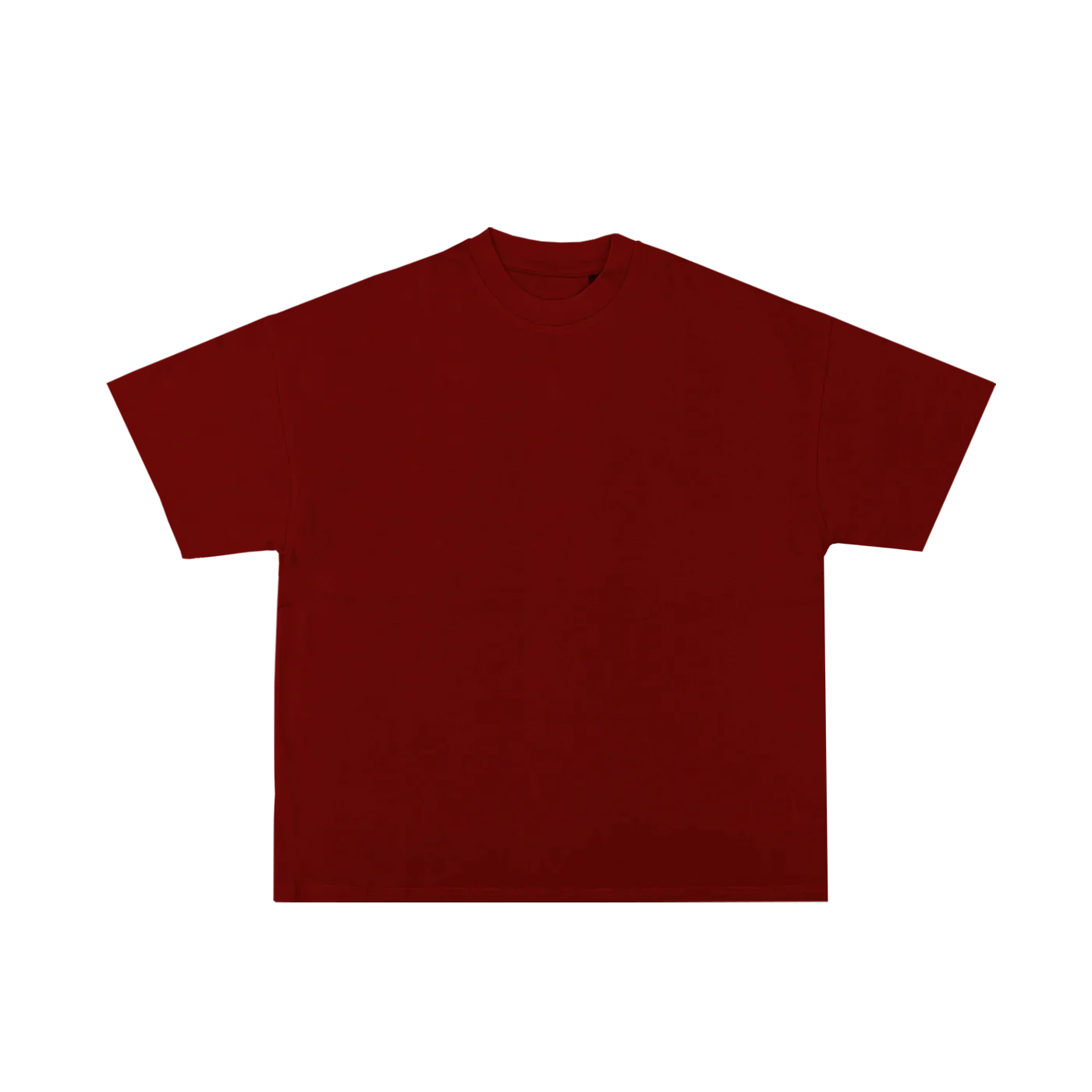 Heavy Weight T-Shirt Luxury - Burgundy Front